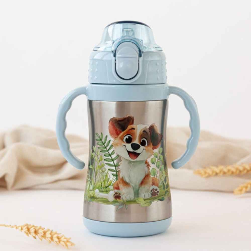 Kiokids Παγούρι Θερμός Mε Λαβές Σκυλάκι 280ml