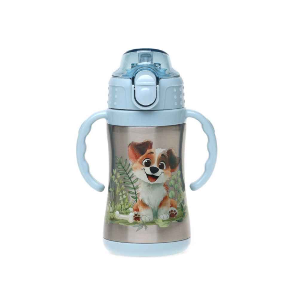 Kiokids Παγούρι Θερμός Mε Λαβές Σκυλάκι 280ml