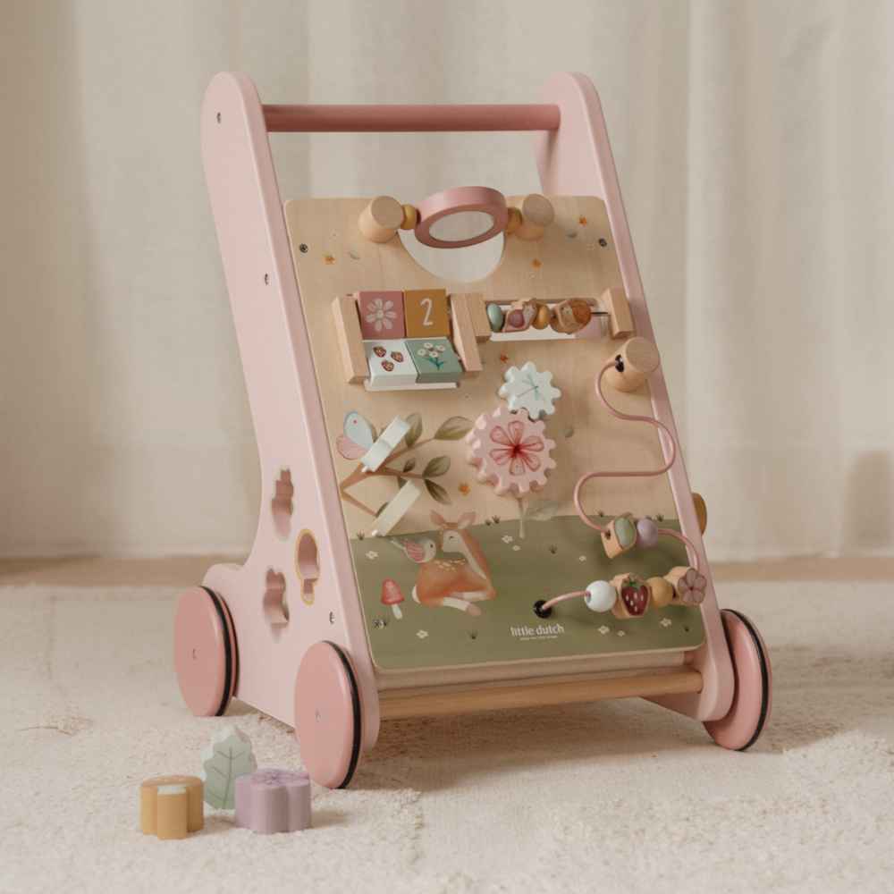 Little Dutch Καρότσι-Περπατήστρα Δραστηριοτήτων Fairy Garden FSC