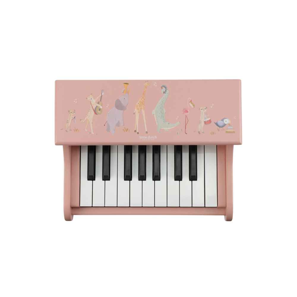 little-dutch-ksylino-paidiko-piano-safari-friends-roz-piti-4