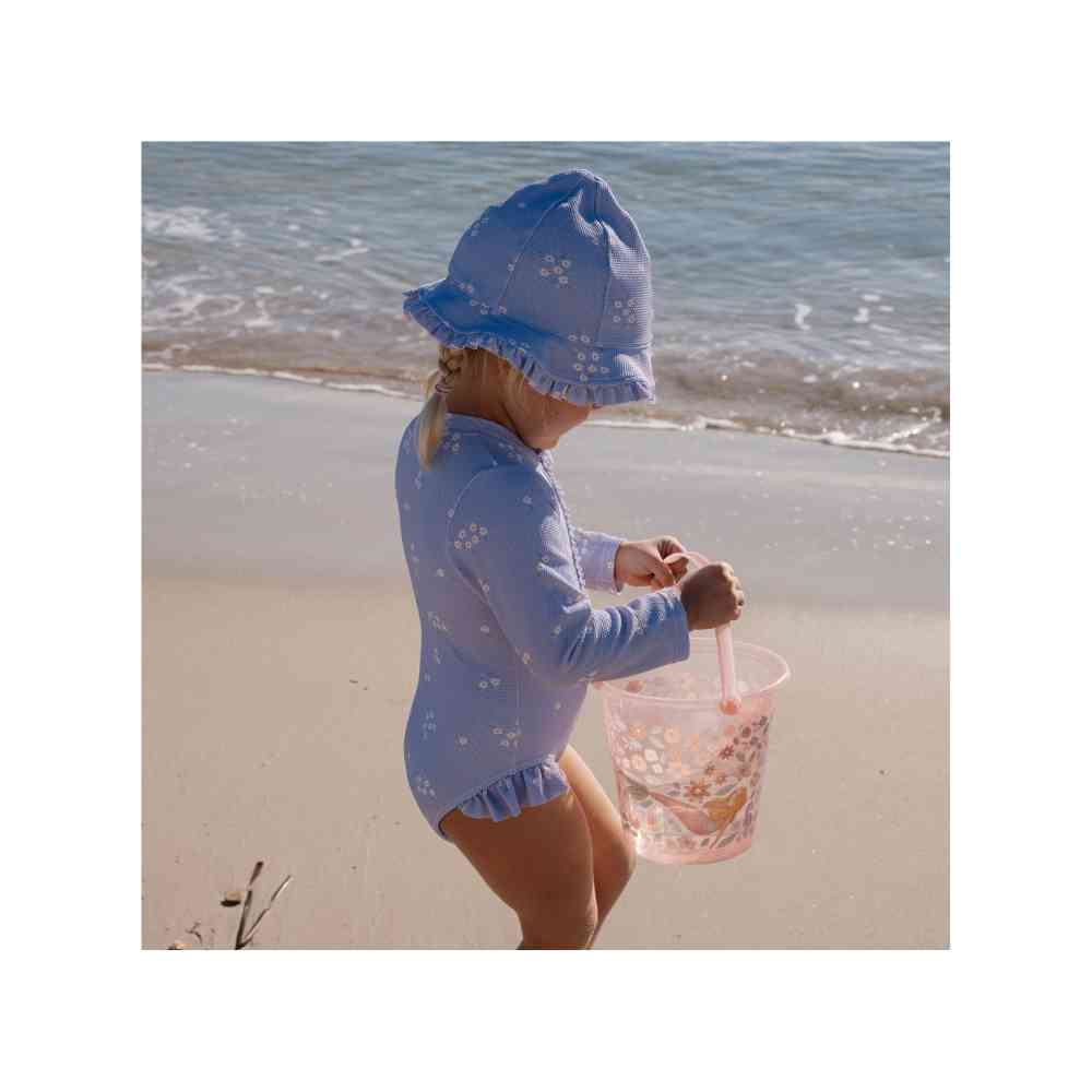 Little Dutch Ολόσωμο Μακρυμάνικο Μαγιό Με Βολάν Dreamy Lavender