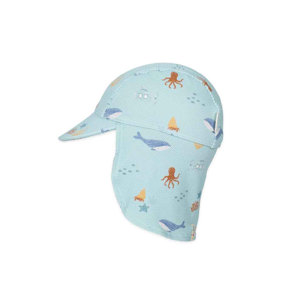 Little Dutch Παιδικό Καπέλο Ήλιου Ocean Friends