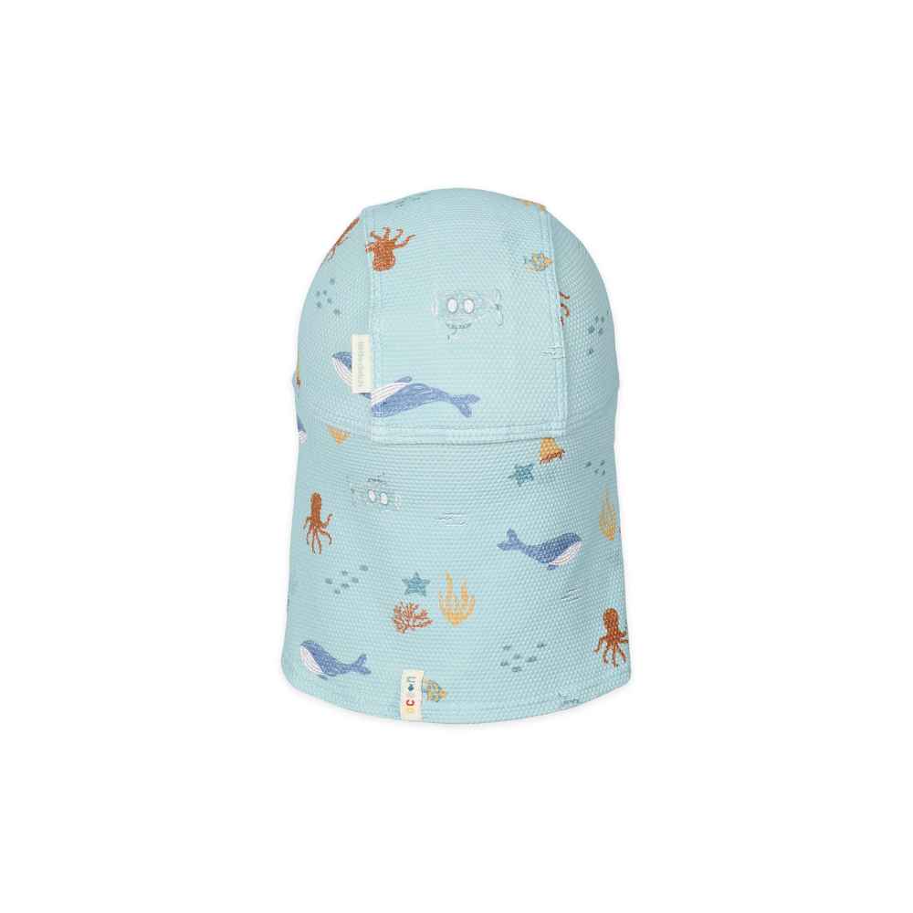 Little Dutch Παιδικό Καπέλο Ήλιου Ocean Friends