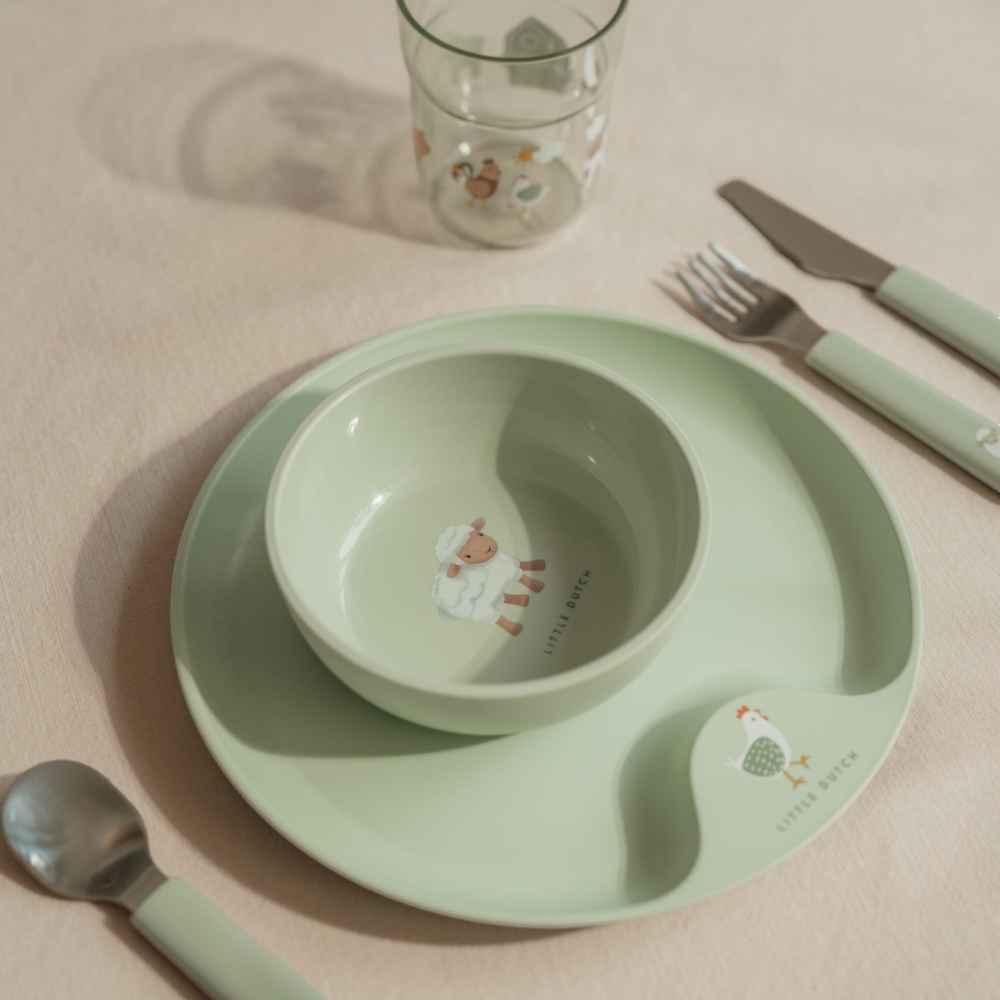 Little Dutch Παιδικό Σετ Φαγητού 6 τμχ. Mio Little Farm