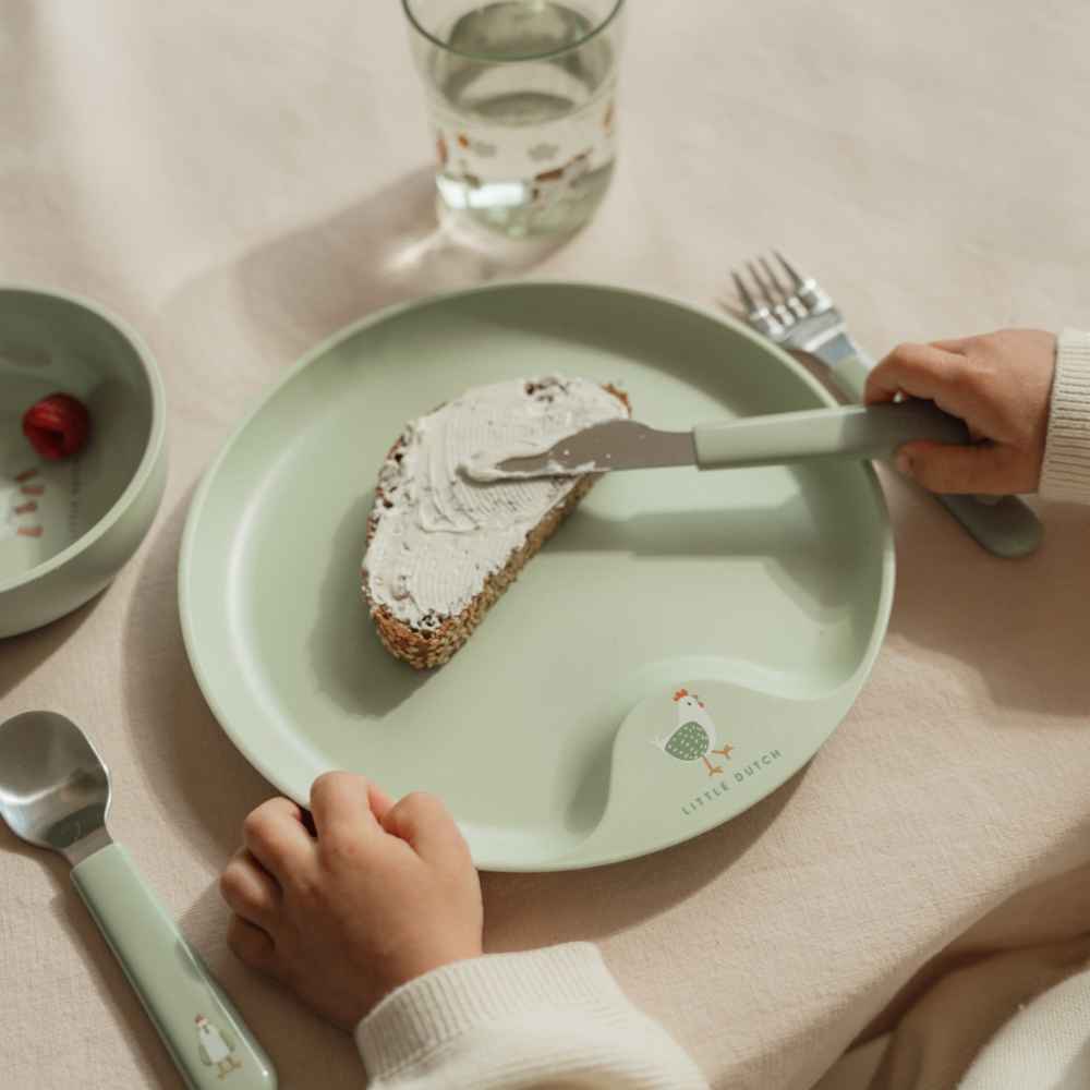 Little Dutch Παιδικό Σετ Φαγητού 6 τμχ. Mio Little Farm