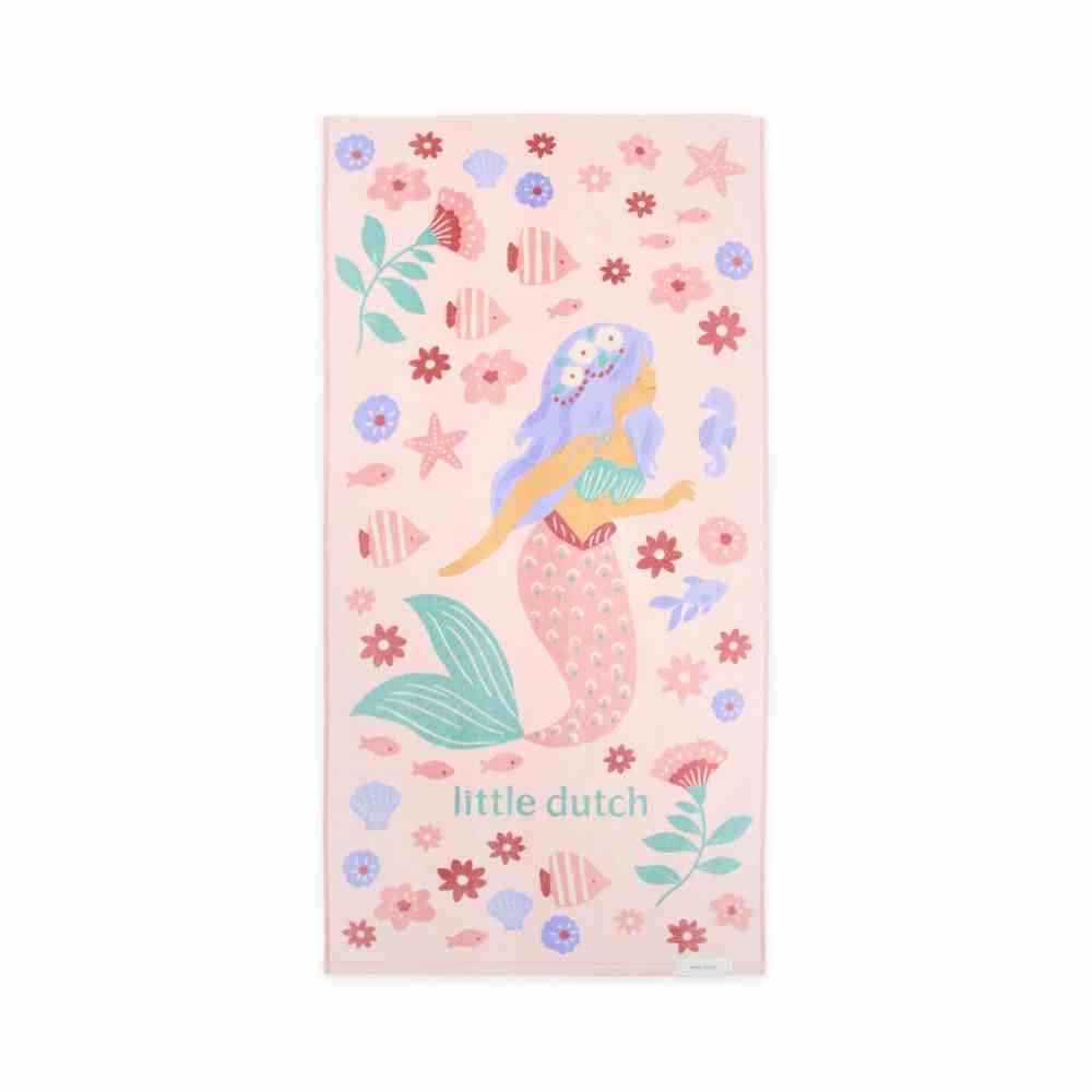 Little Dutch Πετσέτα Θαλάσσης Dreamy Mermaid Multicolour – 60x120 εκ.