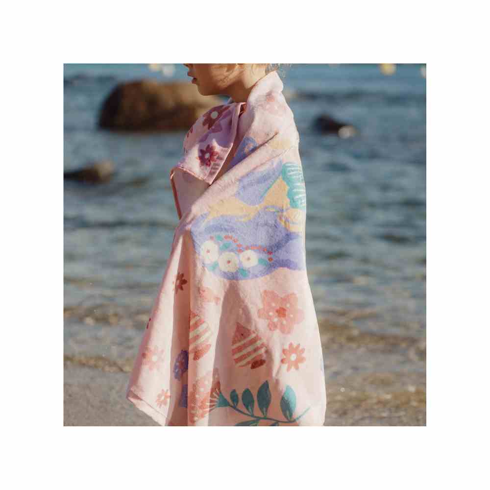 Little Dutch Πετσέτα Θαλάσσης Dreamy Mermaid Multicolour – 60x120 εκ.