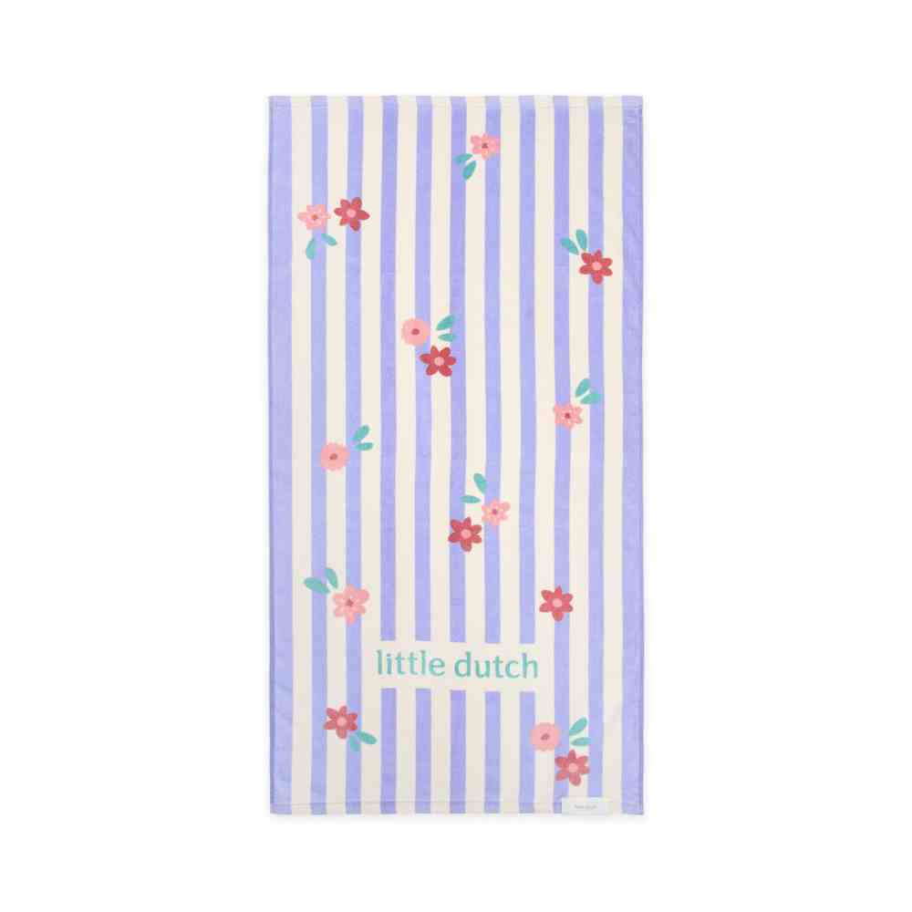 Little Dutch Πετσέτα Θαλάσσης Dreamy Purple Stripe – 60x120 εκ.