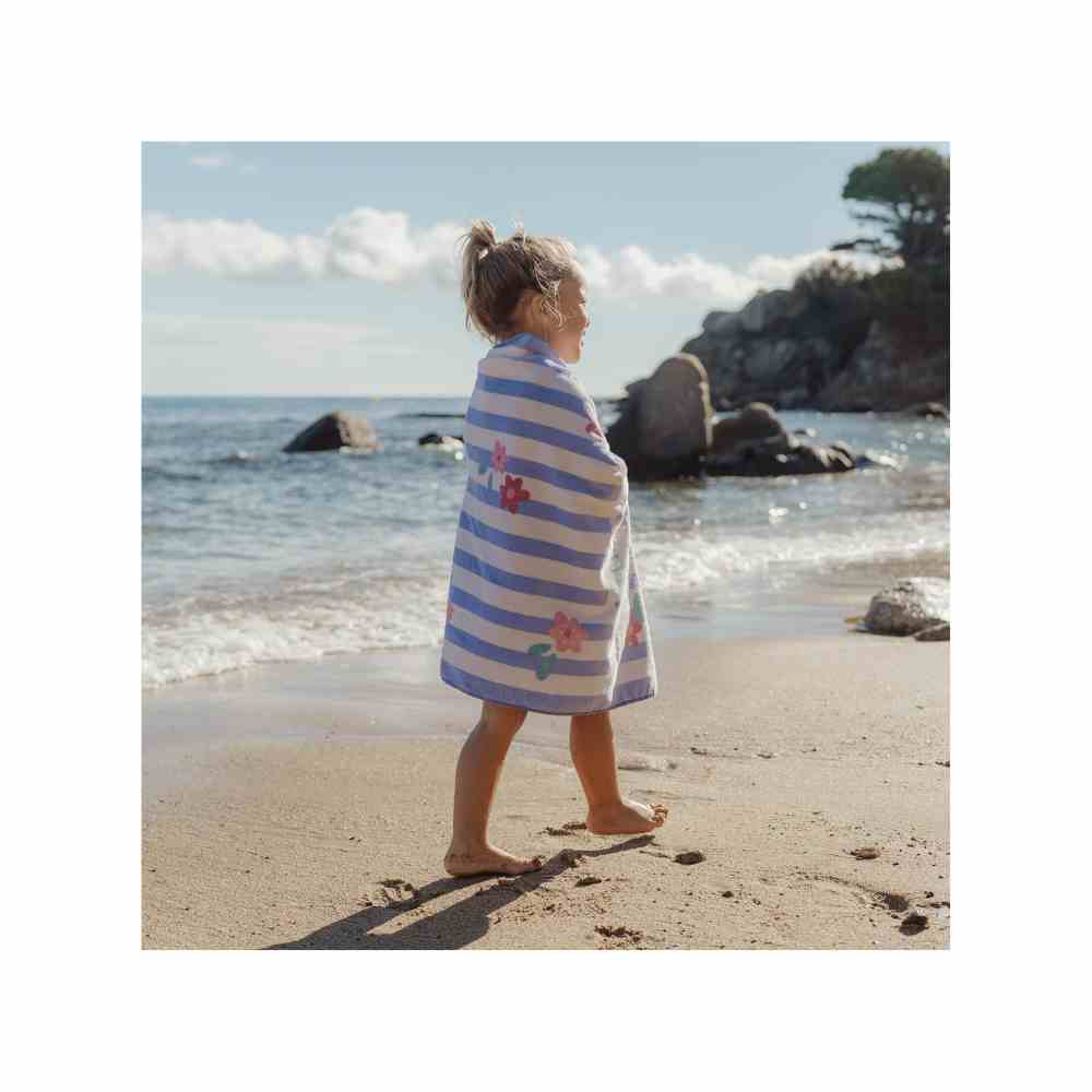 Little Dutch Πετσέτα Θαλάσσης Dreamy Purple Stripe – 60x120 εκ.