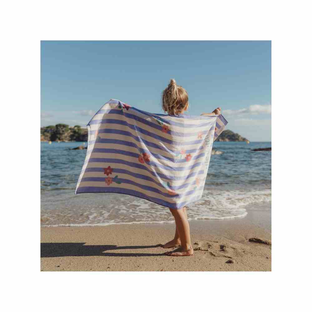 Little Dutch Πετσέτα Θαλάσσης Dreamy Purple Stripe – 60x120 εκ.