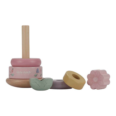 Little Dutch Ξύλινη Πυραμίδα Ταξινόμησης & Ταλάντωσης Fairy Garden FSC