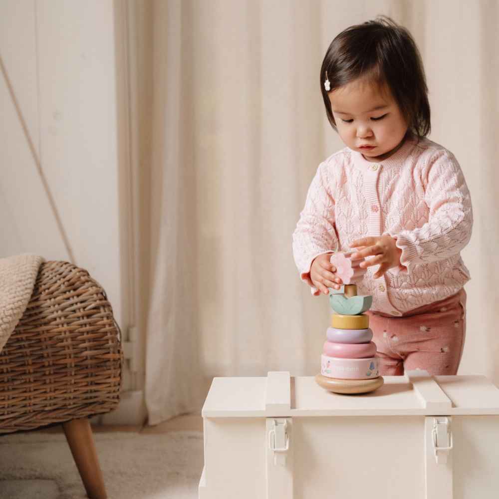 Little Dutch Ξύλινη Πυραμίδα Ταξινόμησης & Ταλάντωσης Fairy Garden FSC