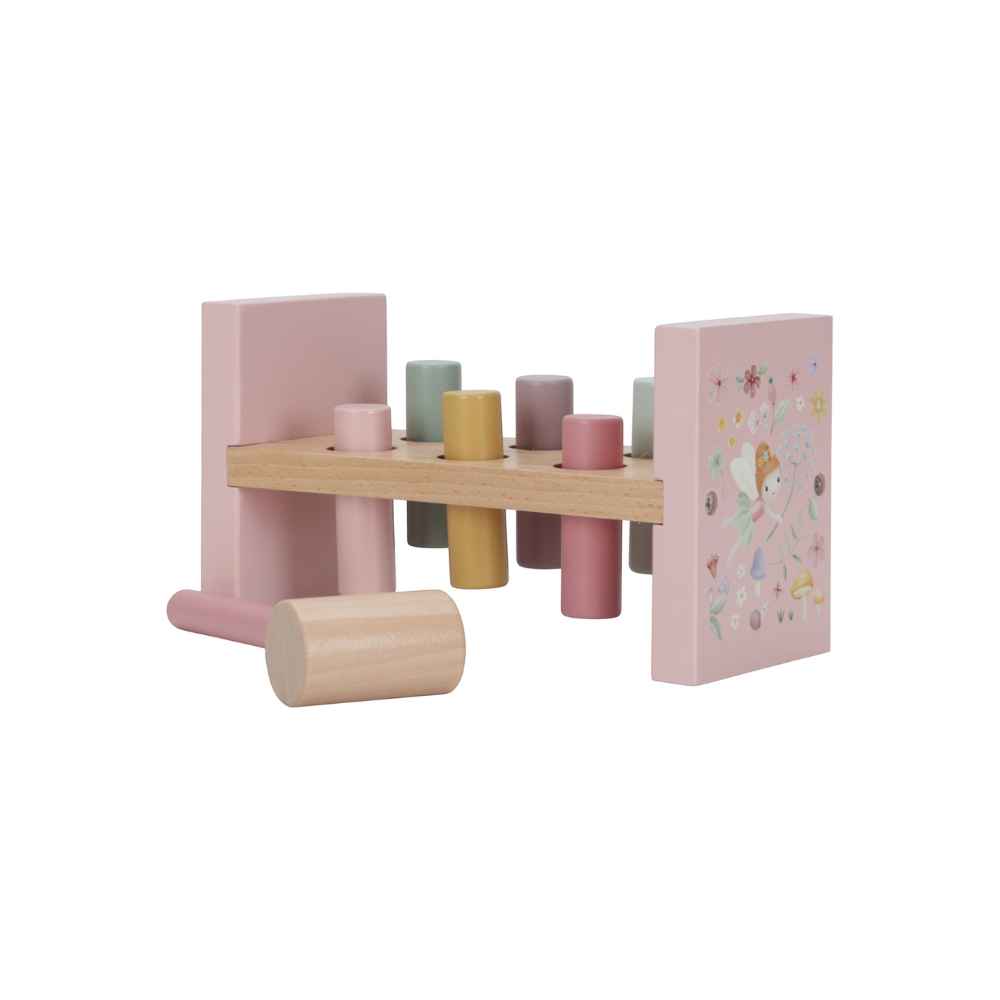 Little Dutch Ξύλινο Παιχνίδι Αντιστοίχισης Με Σφυρί Fairy Garden FSC