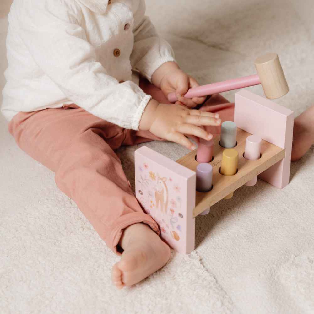 Little Dutch Ξύλινο Παιχνίδι Αντιστοίχισης Με Σφυρί Fairy Garden FSC