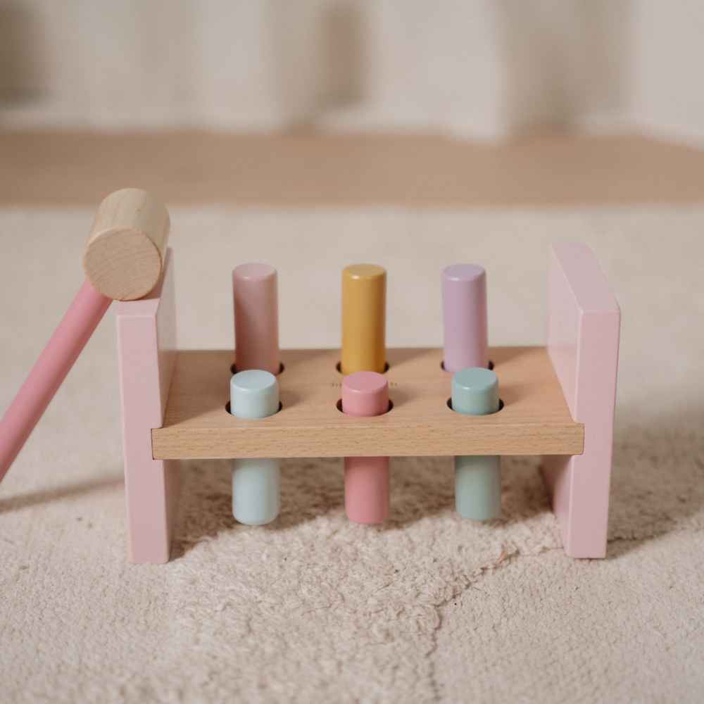Little Dutch Ξύλινο Παιχνίδι Αντιστοίχισης Με Σφυρί Fairy Garden FSC
