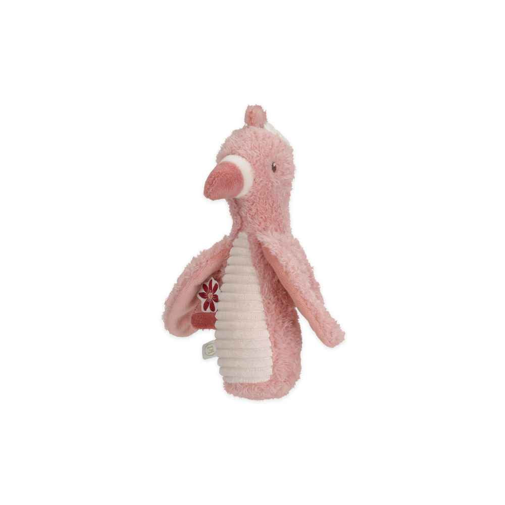 Little Dutch Υφασμάτινη Κουδουνίστρα Flamingo GRS