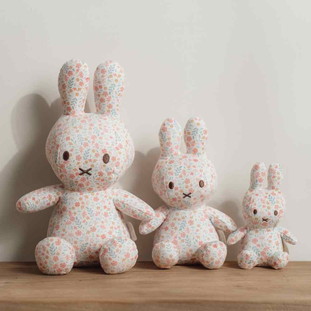 Little Dutch Υφασμάτινο Κουκλάκι Miffy Lucky Blossom All Over 15εκ. GRS