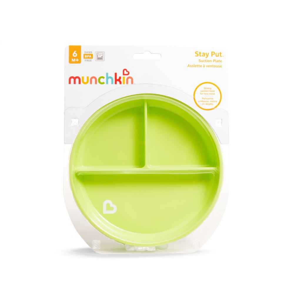 Munchkin Suction Plate Πράσινο