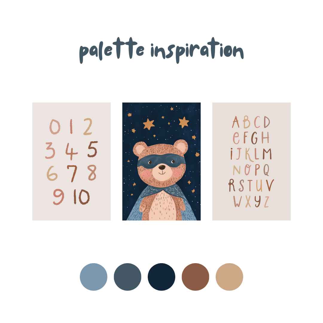 Pastel Kate Παιδική Αφίσα «Numbers»