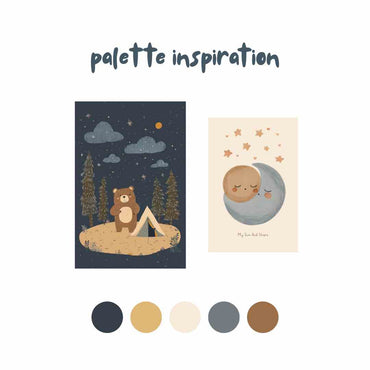 Pastel Kate Παιδική Αφίσα «Camping»