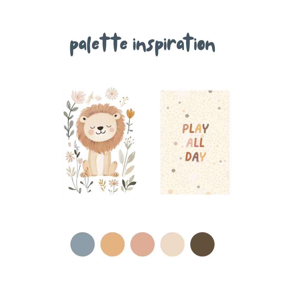 Pastel Kate Παιδική Αφίσα «Play All Day»