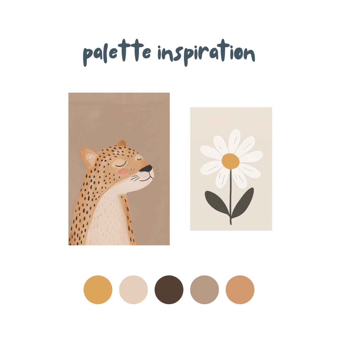 Pastel Kate Παιδική Αφίσα «Leopard»