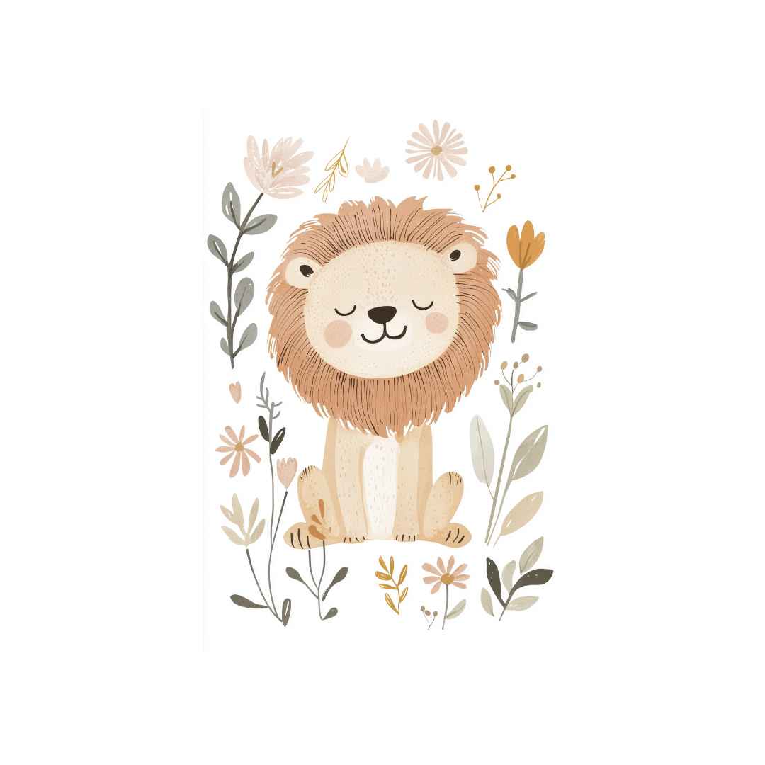Pastel Kate Παιδική Αφίσα «Lion Garden»