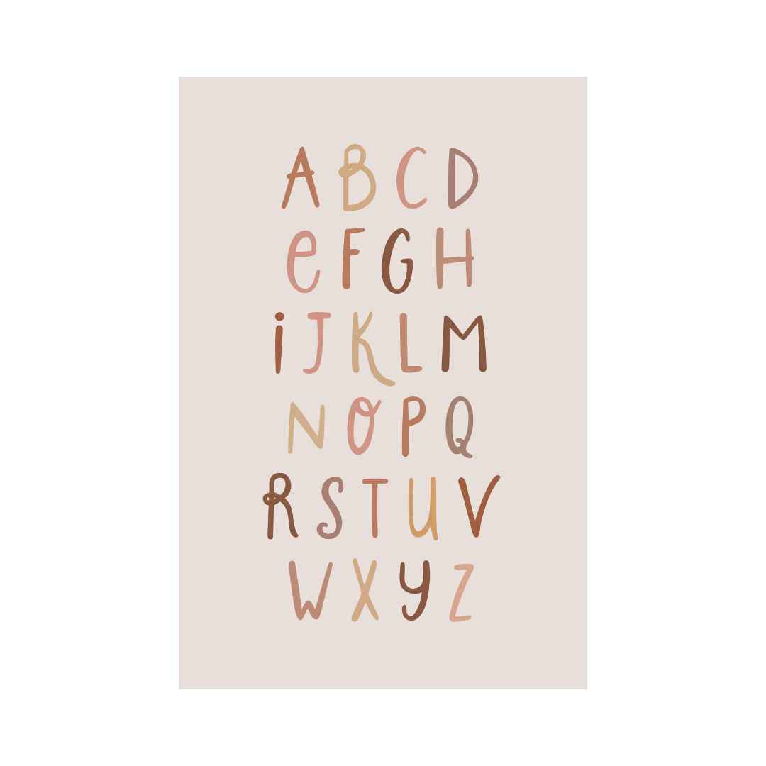Pastel Kate Παιδική Αφίσα «ABC»