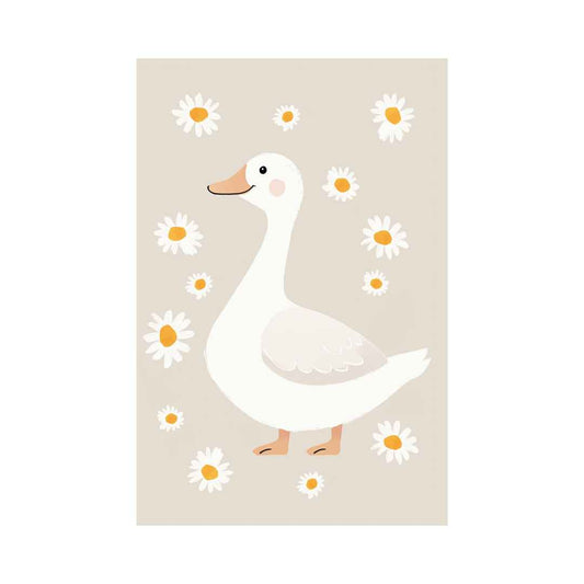 Pastel Kate Παιδική Αφίσα «Floral Duck»