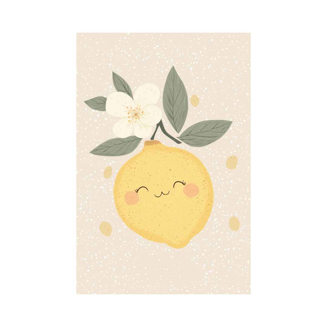 Pastel Kate Παιδική Αφίσα «Happy Lemon»