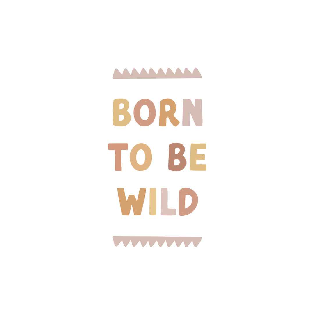 Pastel Kate Παιδική Αφίσα «Born To Be Wild»