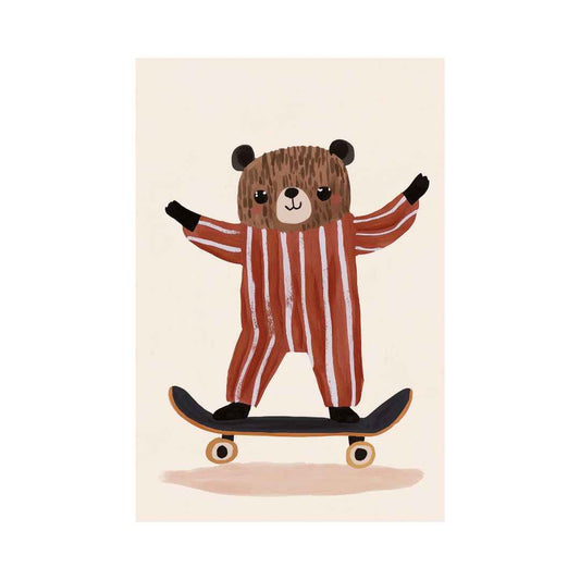 Pastel Kate Παιδική Αφίσα «Rolling Bear»