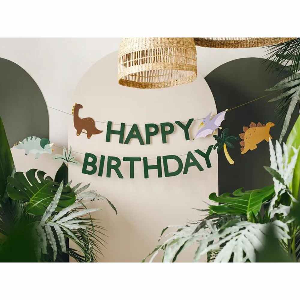 Banner Happy Birthday Δεινόσαυροι 1τμχ