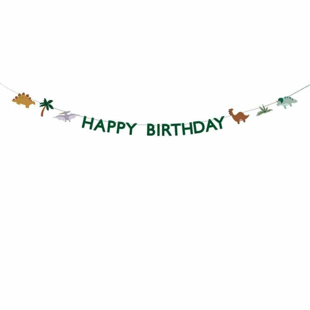 Banner Happy Birthday Δεινόσαυροι 1τμχ