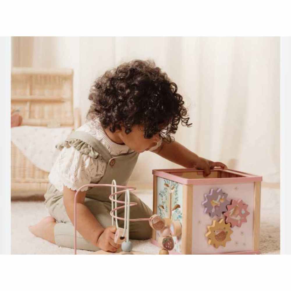 Little Dutch Ξύλινος Κύβος Δραστηριοτήτων με Προγραφή Fairy Garden