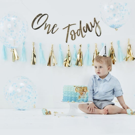 Blue Birthday Kit Για Το Πρώτο Πάρτι Γενεθλίων