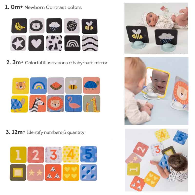 Taf Toys Κάρτες Εκμάθησης Tummy-Time