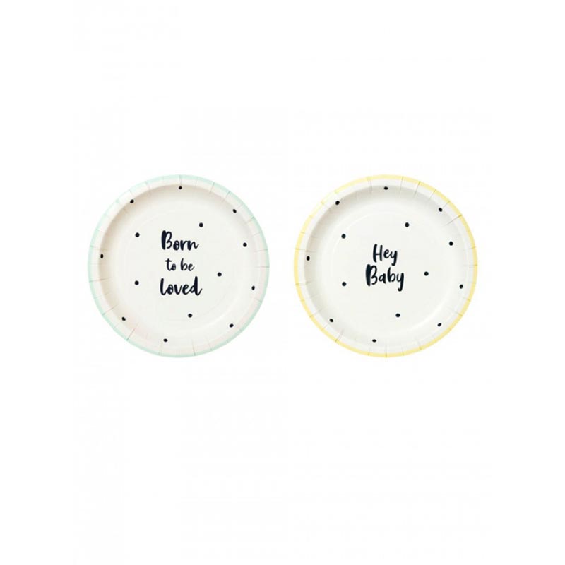 Talking Tables Πιάτο Γλυκού Born To Be Loved Σιέλ