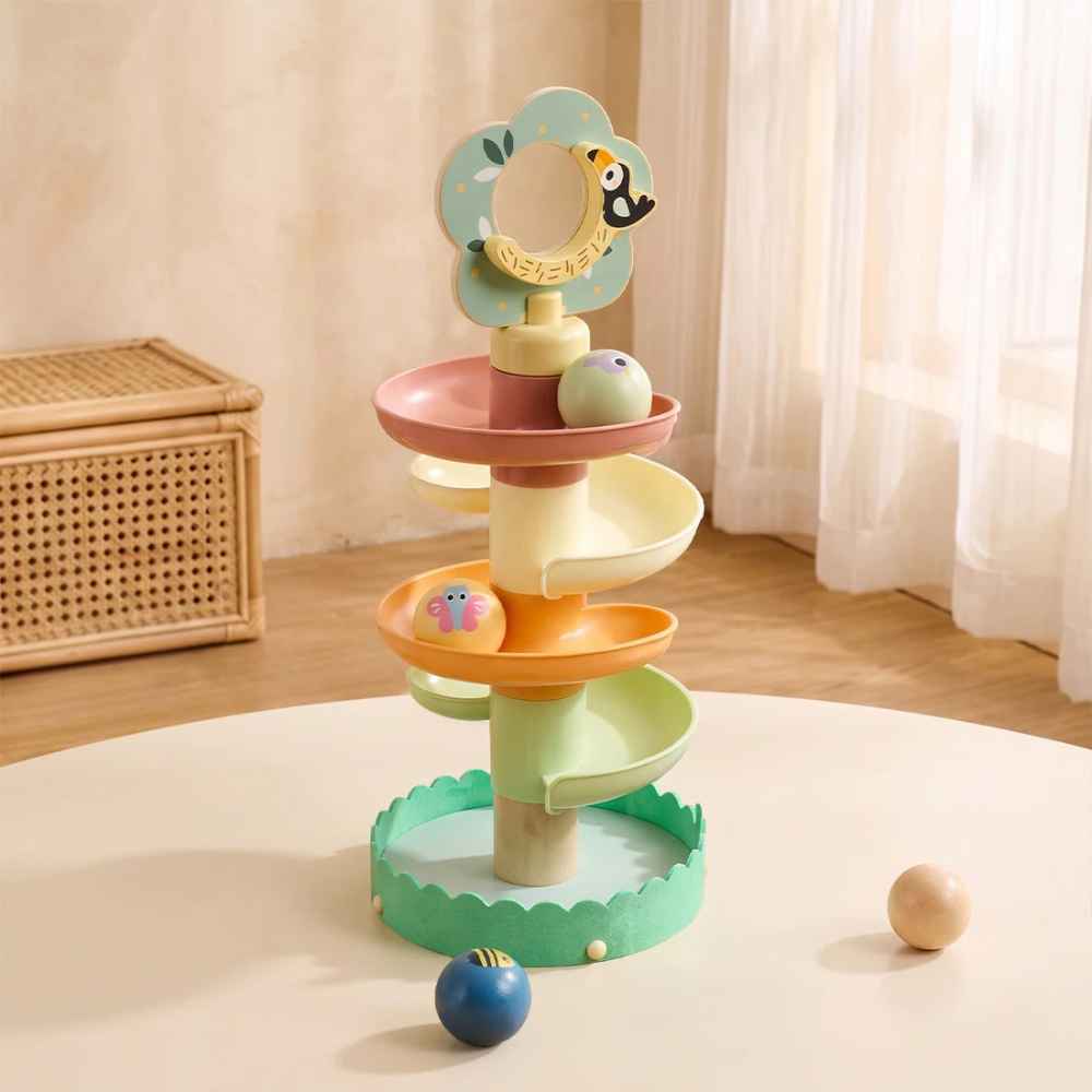 tooky-toy-ball-drop-tower-pyrgos-me-mpala-piti-4