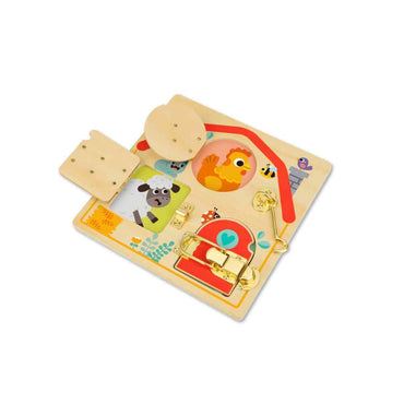 Tooky Toy Latches Activity Board – Ταμπλό Δραστηριοτήτων Με Κλειδαριές
