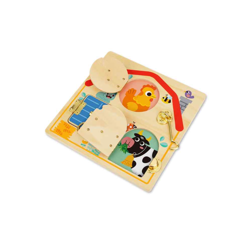 Tooky Toy Latches Activity Board – Ταμπλό Δραστηριοτήτων Με Κλειδαριές