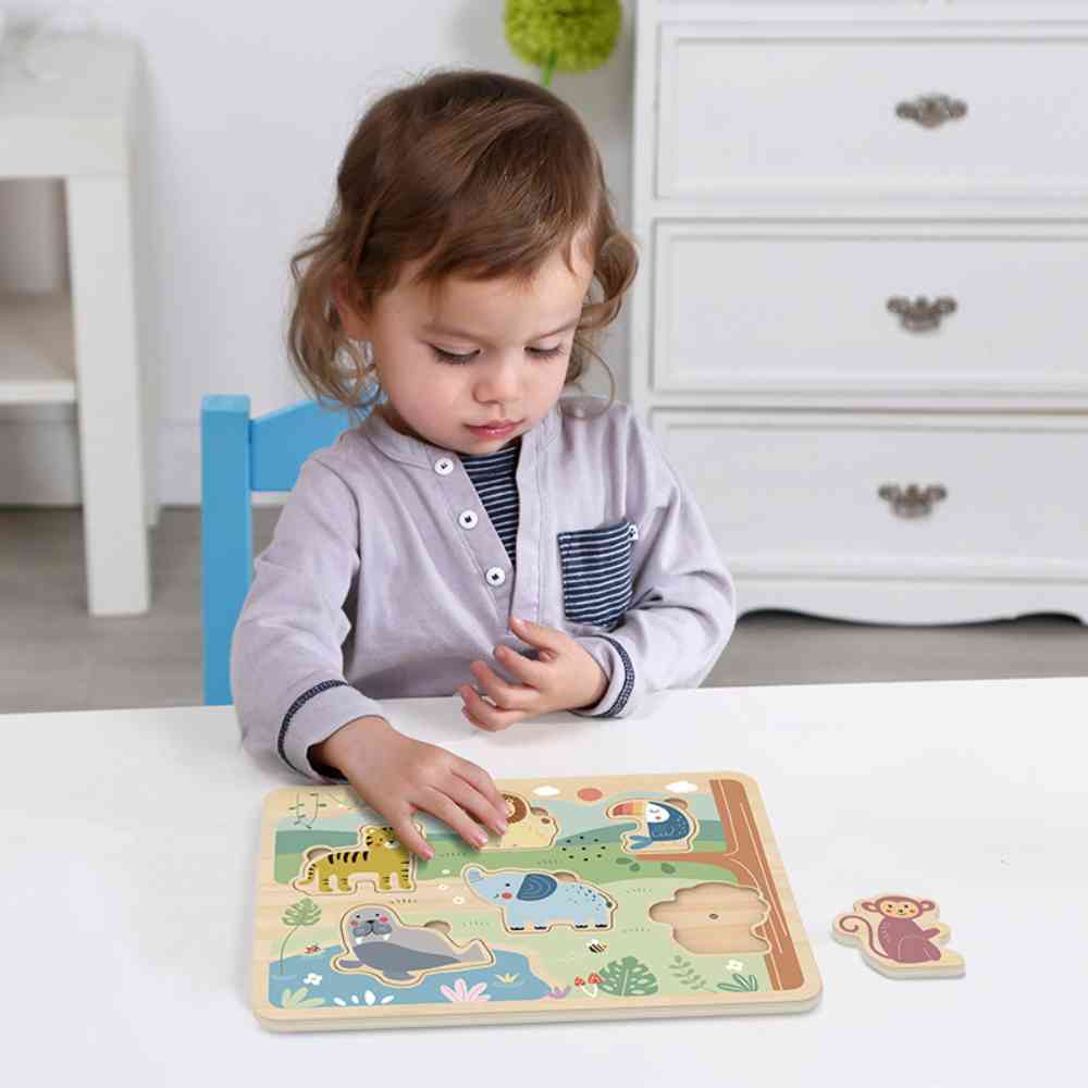 Tooky Toy Sound Puzzle Animals – Παζλ Με Ήχο Ζωάκια