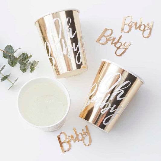 Baby Shower Ποτηράκια Oh Baby!