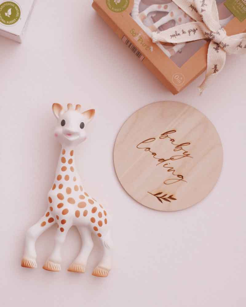 'Baby Loading' Wooden Disc