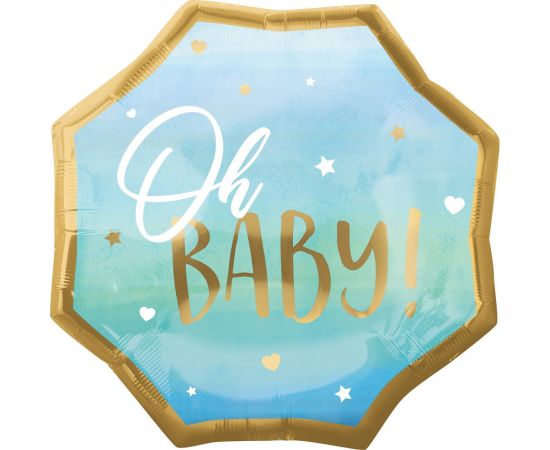 Μπαλόνι 'Oh Baby Boy' Γαλάζιο (1τμχ)
