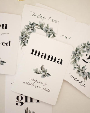 Pregnancy Milestone Cards