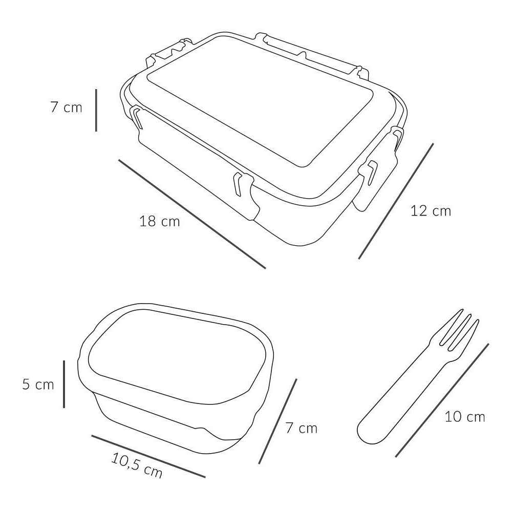 Tutete Φαγητοδοχείο Bento Mouse Fairies