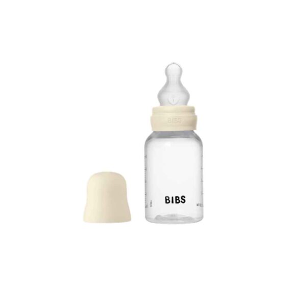 BIBS Πλαστικό Μπιμπερό 150ml – Σιλικόνη – Ivory