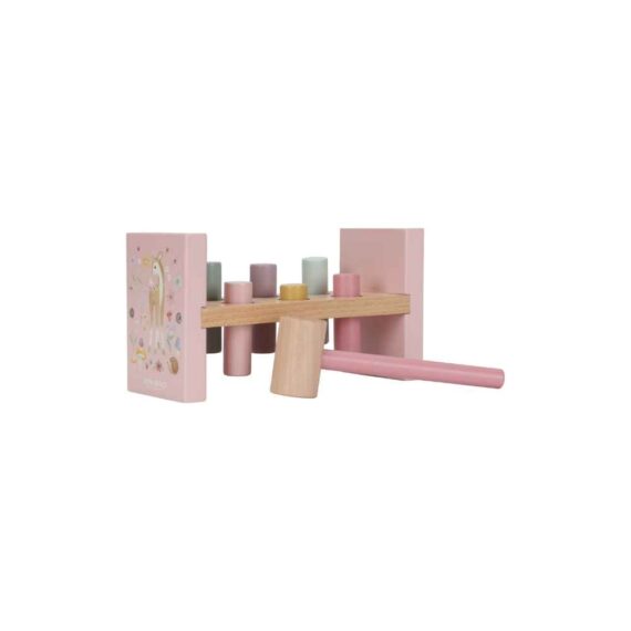 Little Dutch Ξύλινο Παιχνίδι Αντιστοίχισης Με Σφυρί Fairy Garden FSC