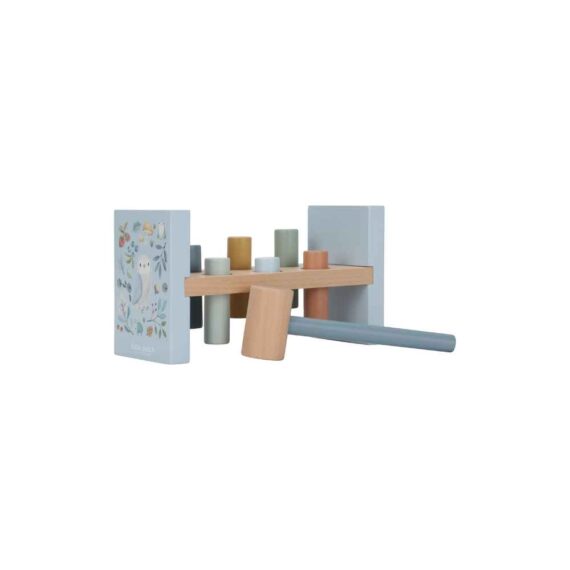 Little Dutch Ξύλινο Παιχνίδι Αντιστοίχισης Με Σφυρί Forest Friends FSC